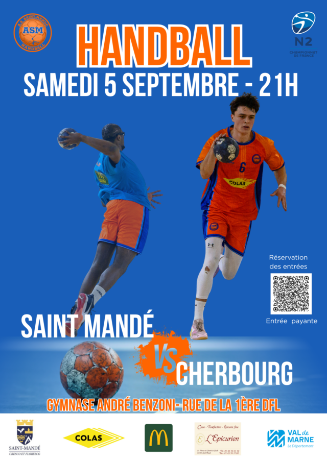 ASM vs CHERBOURG – SAM 05/09 Championnat Nationale 2