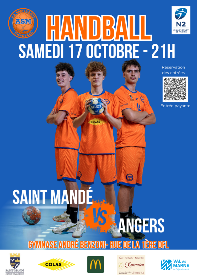 ASM vs ANGERS – SAM 17/10 Championnat Nationale 2